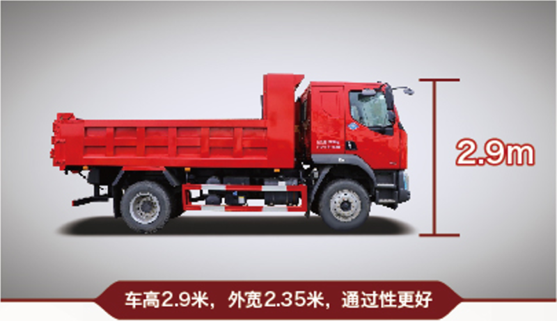 ca88科普：国六乘龙M3 4×2自卸车，基建运输好伙伴